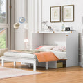 Letto a scomparsa a parete matrimoniale/queen size con ampio cassetto contenitore