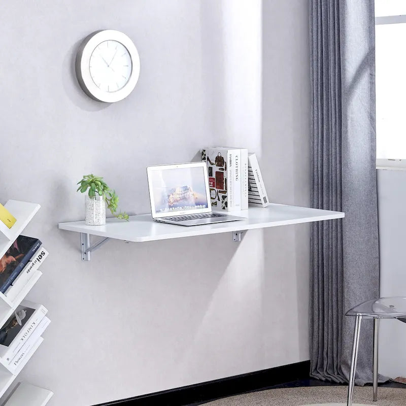 Laundry Room Folding Table Wall Mounted Folding Table for Small Spaces
