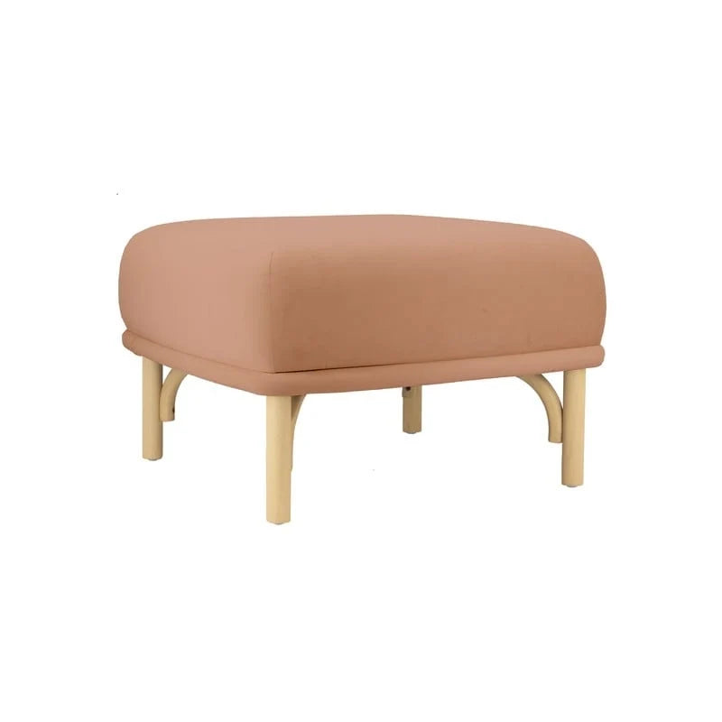 Pouf sontuoso imbottito in velluto