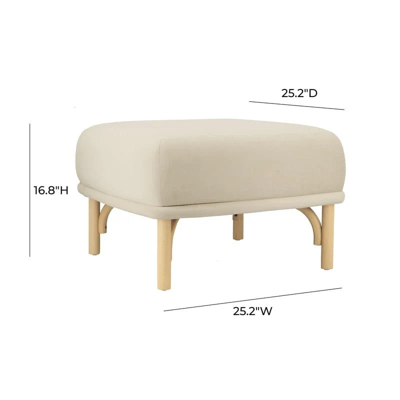 Pouf sontuoso imbottito in velluto