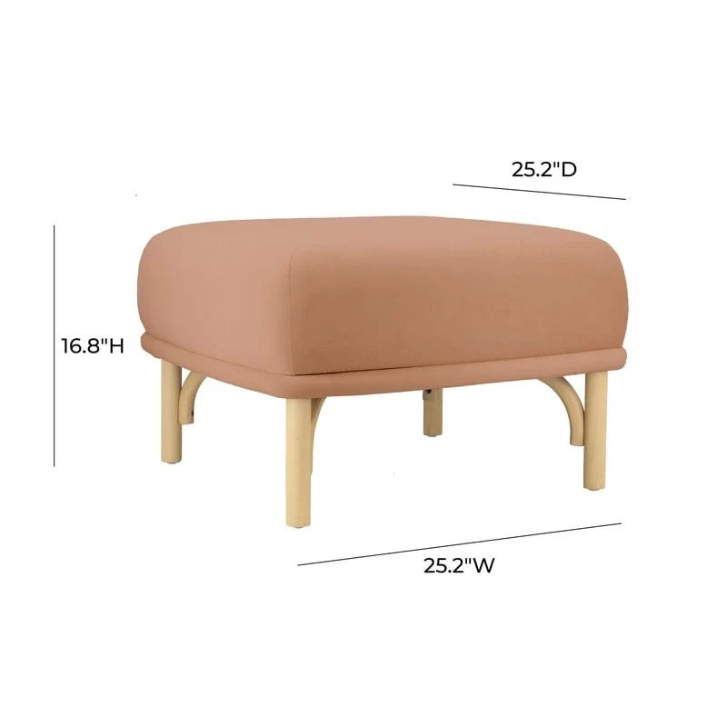 Pouf sontuoso imbottito in velluto