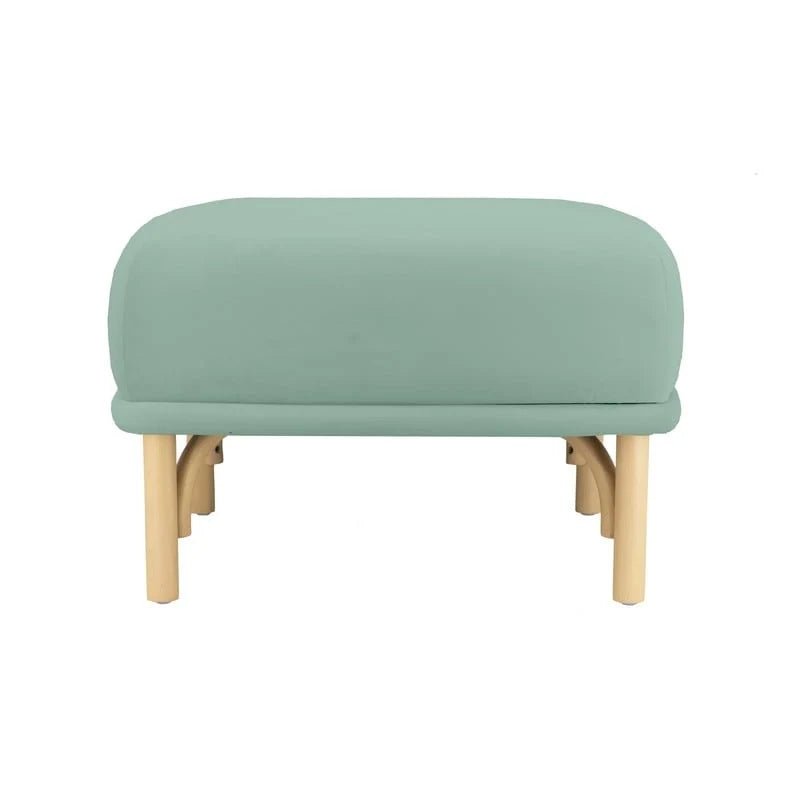 Pouf sontuoso imbottito in velluto