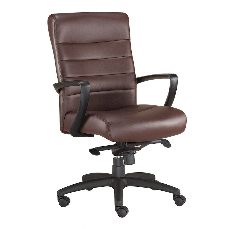 High Back Faux Leather Executive Chair Adjustable Swivel Office Chair