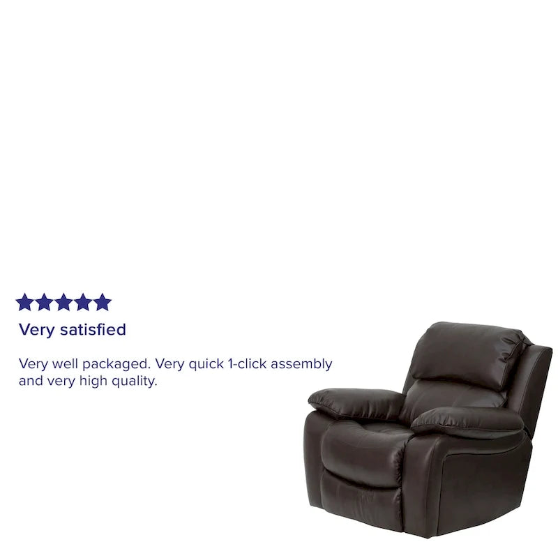Contemporary Style Rocker Recliner