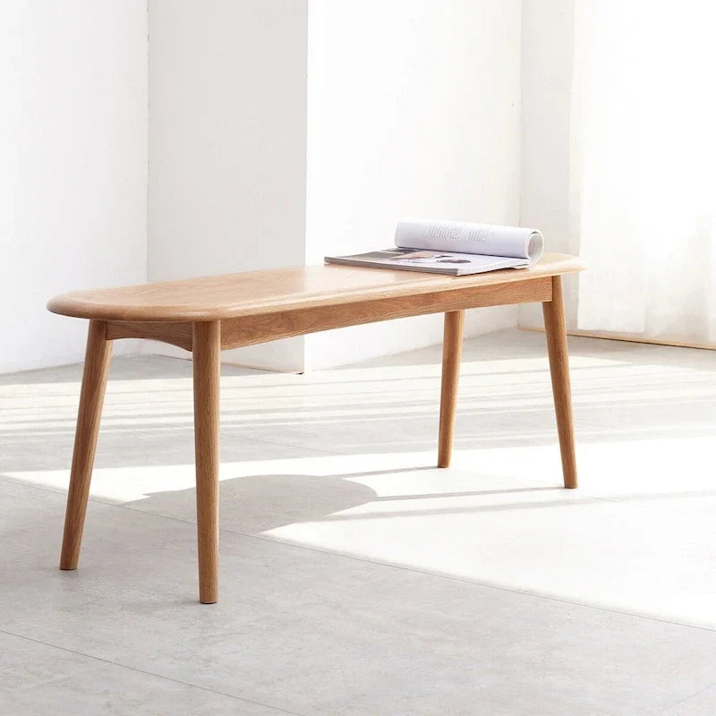 Legno di rovere naturale per panca da pranzo