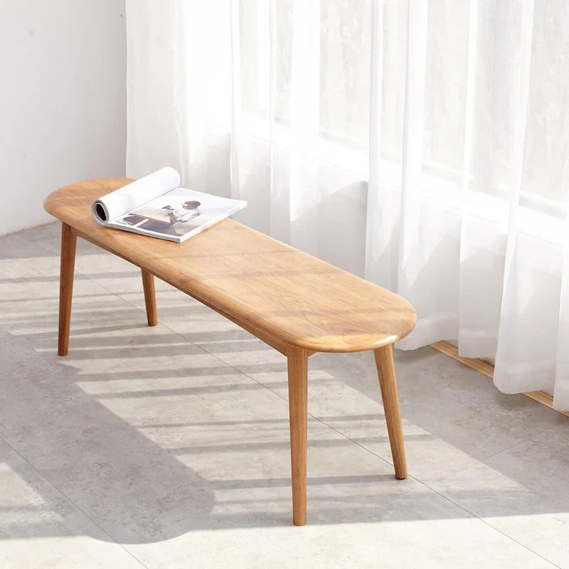 Legno di rovere naturale per panca da pranzo
